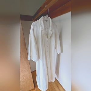 Madewell Linen Shirt Dress
